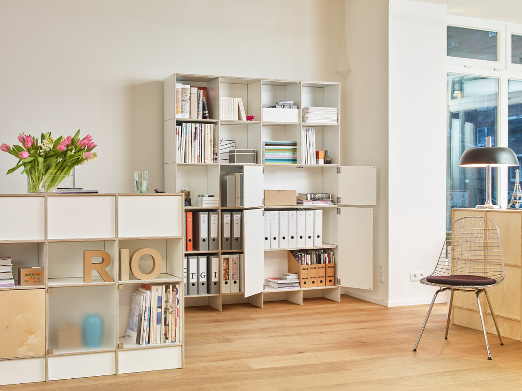 Modulare Regalsysteme für das Büro und Zuhause, online individuell konfigurierbar