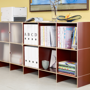 Modular, erweiterbar und umbaubar - Regalsysteme nach Wunschmaß, mit vielen Extras wie Fußleistenausschnitte