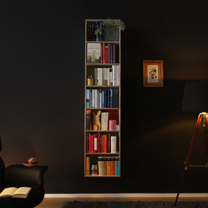 Hängeregale verwahren Ihre Bücher mit Stil. Im Bauhausstil und aus Echtholz in bester Qualität individuell konfigurierbar