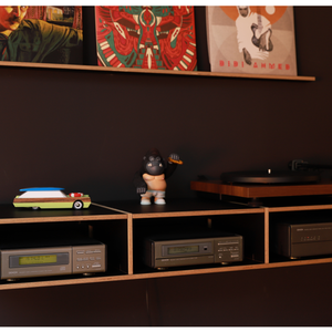 Hänge HiFi-Rack Wien mit Kabeldurchlässen individuell und einfach selber konfigurieren