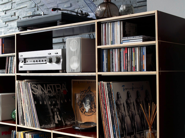 Für LP's, CD's und Technik. Erweiterbar, Modular, Nachhaltig.