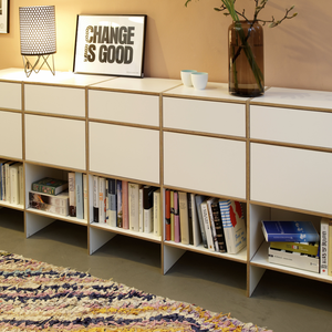 Zeitloses Design und hochwertige Materialien, erweiterbar und sehr langlebig / nachhaltig