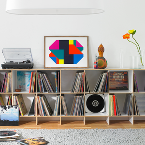 LP-Regal aus Birken-Multiplex für Schallplatten. Erweiterbar, umbaubar und sehr hohe Qualitätsansprüche