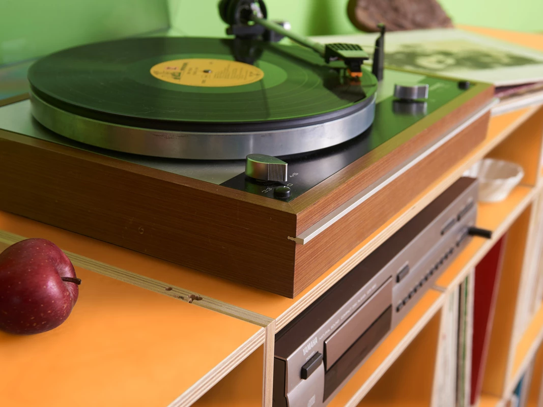 Schallplattenregal mit Platz für 1000 Vinyl's