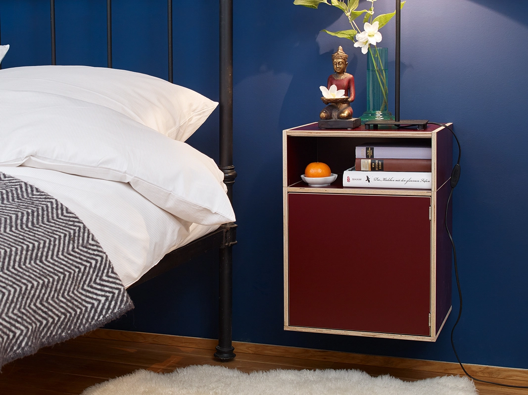 Nachtschrank Tip-On Tür zum aufhängen online individuell konfigurierbar