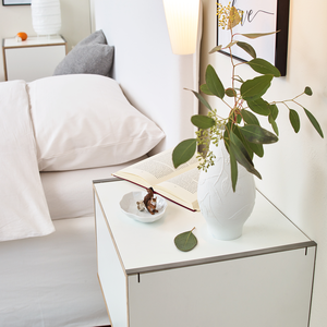 Modularer Regalsystem Nachtschrank aus Echtholz im Baukastenprinzip
