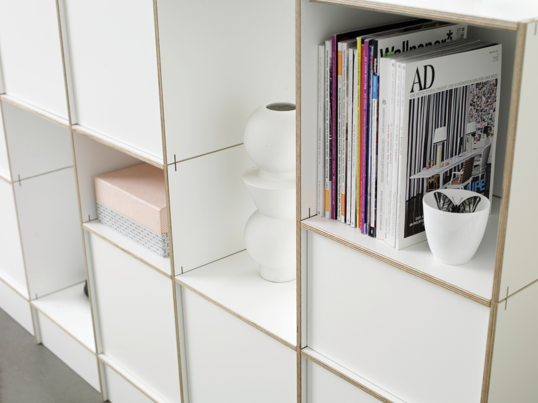 Wandelbar, flexibel und Zeitlos ist das modulare Regalsystem von rio-regalsystem