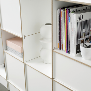 Wandelbar, flexibel und Zeitlos ist das modulare Regalsystem von rio-regalsystem