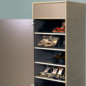 Modulare Schuhkommode. Erweiterbar, Umbaubar, Zeitlos & Flexibel