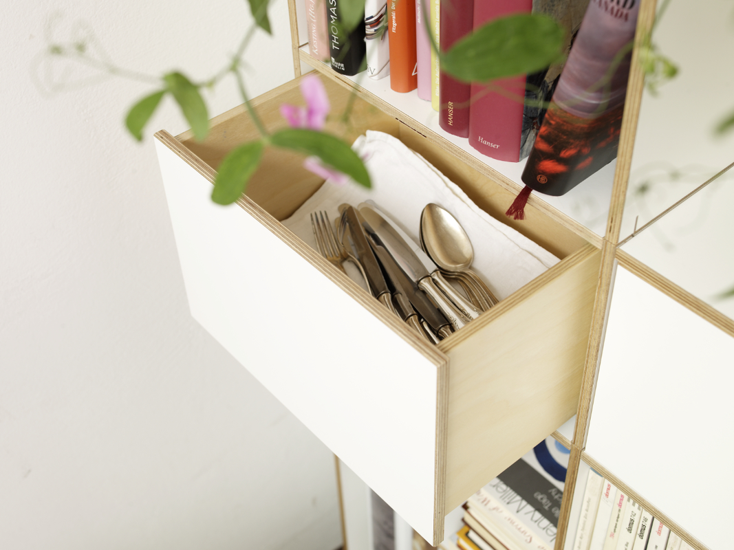 Schubladen aus Birkenschichtholz mit Tip-On Funktion
